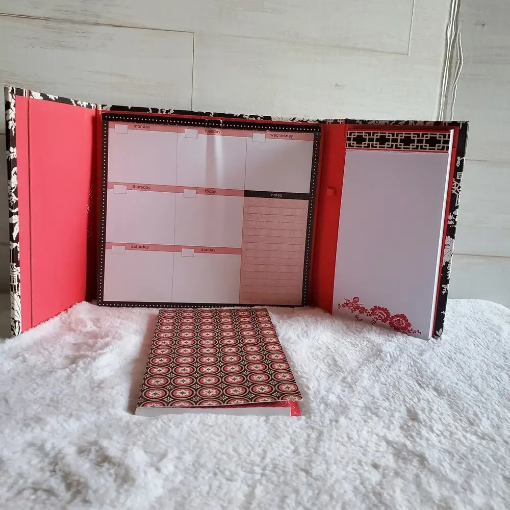 Vera Bradley Duly Noted Take Note Collection Desk Set Imperial Toile